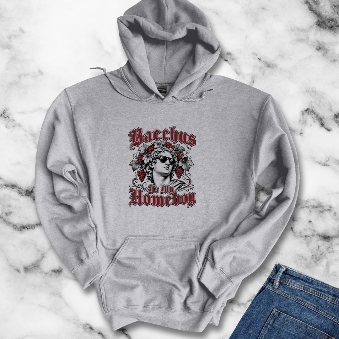Bacchus is Homeboy Hoodie