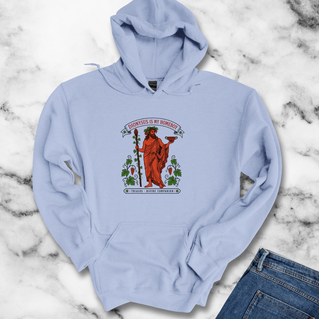 Dionysus is Homeboy Thiasos Hoodie