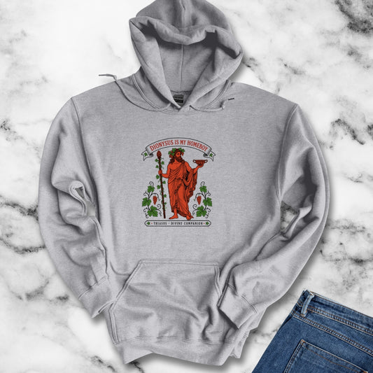 Dionysus is Homeboy Thiasos Hoodie