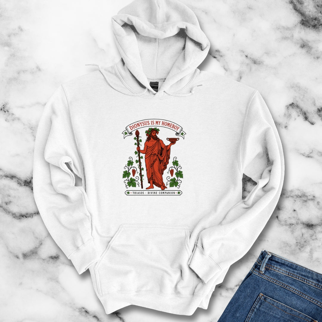 Dionysus is Homeboy Thiasos Hoodie