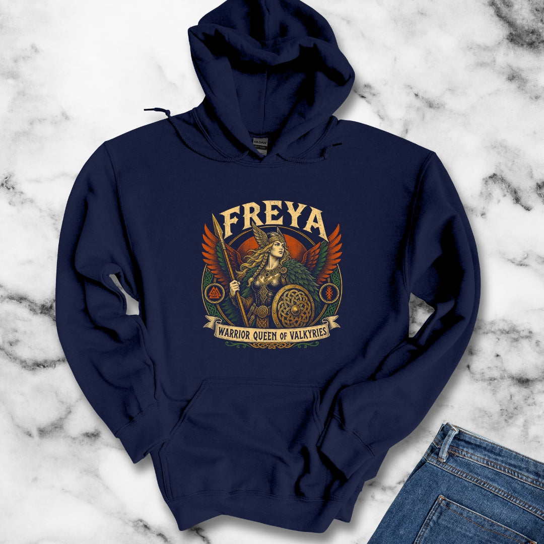 Freya Warrior Queen of the Valkyries Hoodie