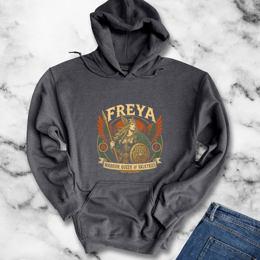Freya Warrior Queen of the Valkyries Hoodie