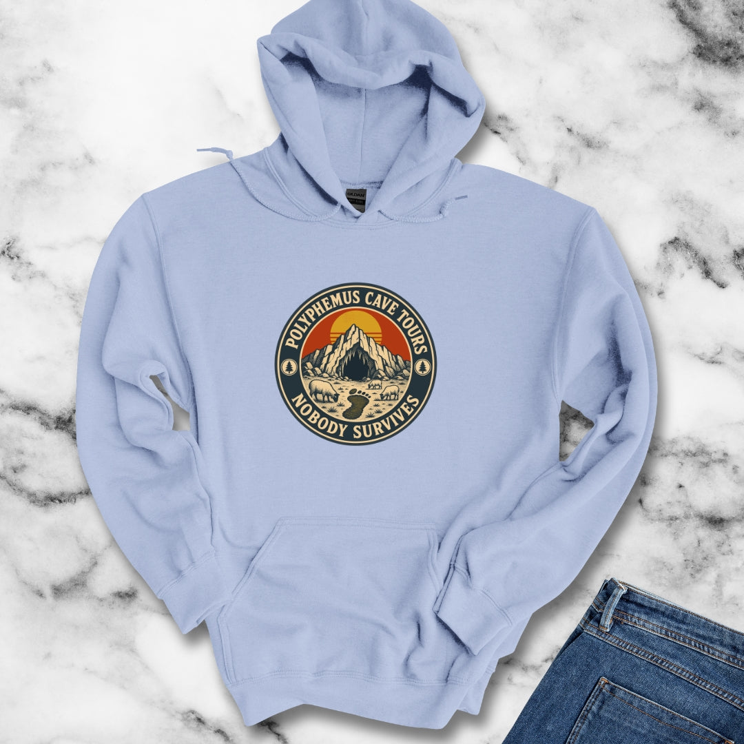 Polyphemus Cave Tours Nobody Survives Hoodie