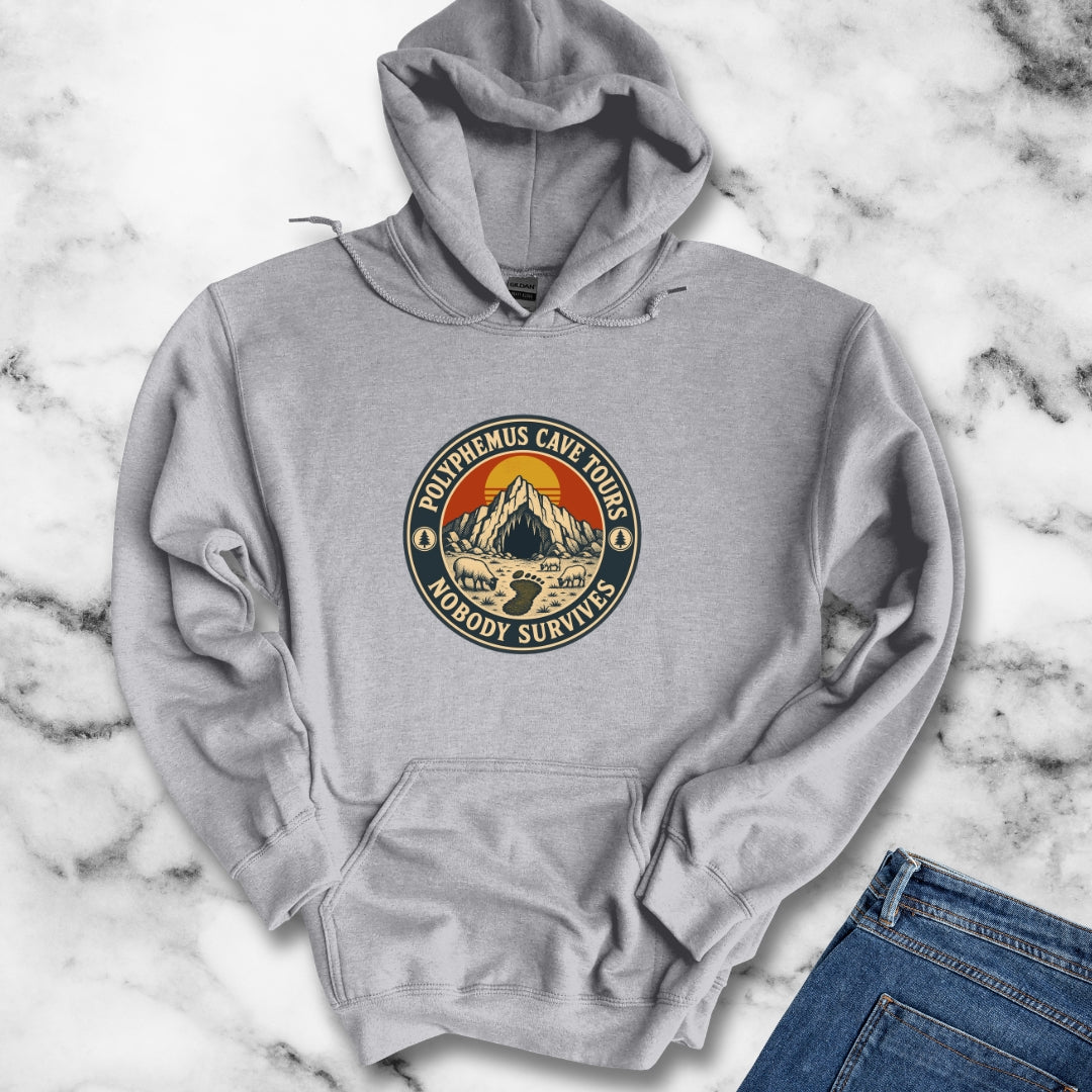 Polyphemus Cave Tours Nobody Survives Hoodie