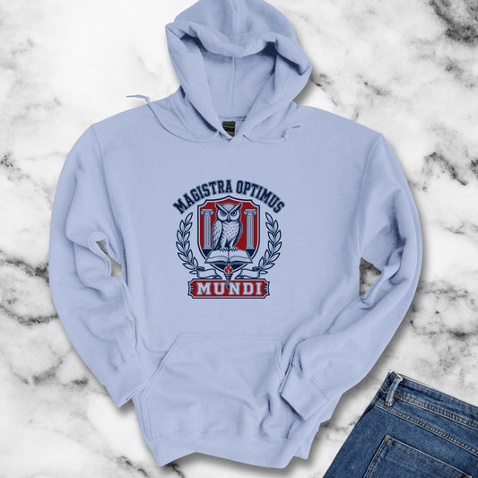 Magistra Optimus Mundi Female Teacher Hoodie