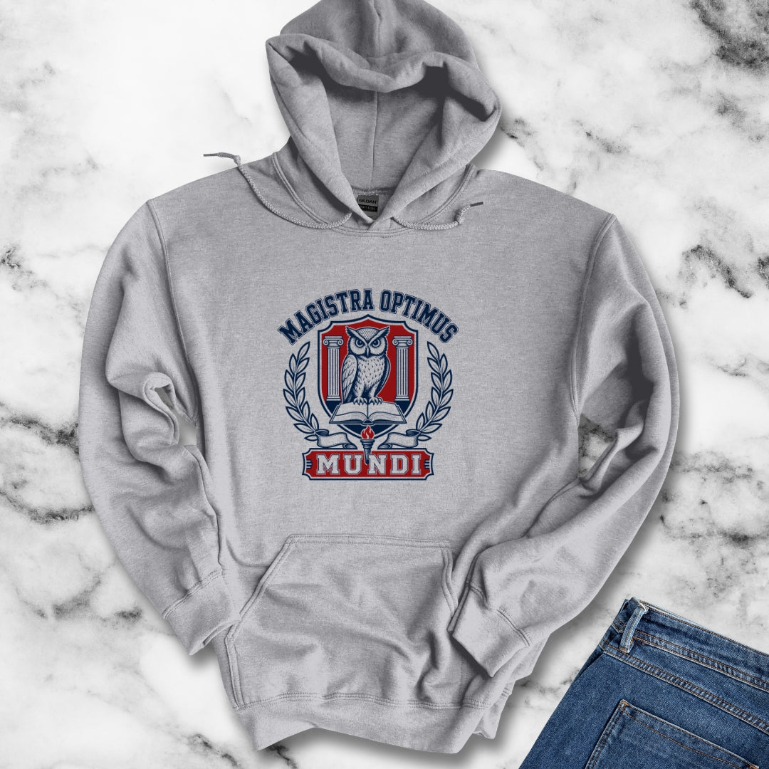 Magistra Optimus Mundi Female Teacher Hoodie
