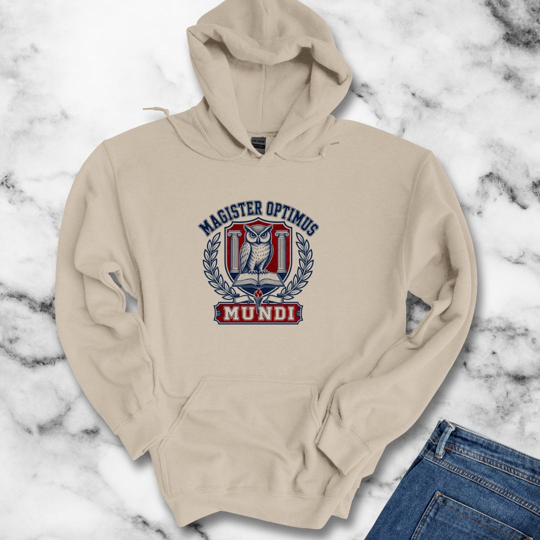 Magister Optimus Mundi Owl Hoodie