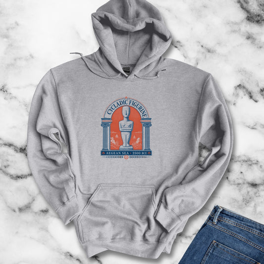 Cycladic Figurine 2500 Aegean Sea Hoodie