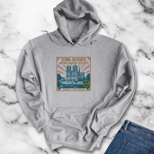 Flying Buttress Appreciation Art Nouveau Hoodie