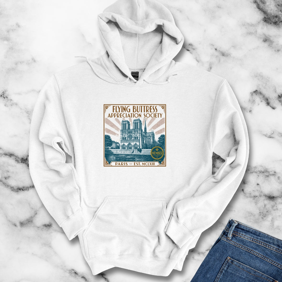 Flying Buttress Appreciation Art Nouveau Hoodie