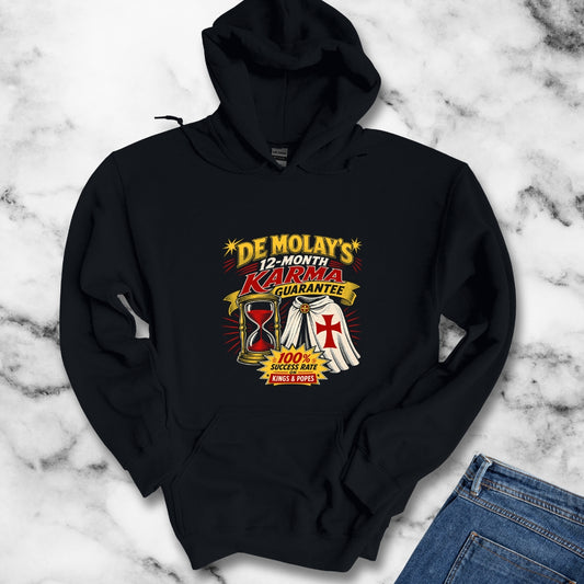 Curse of De Molay Templar Karma Hoodie