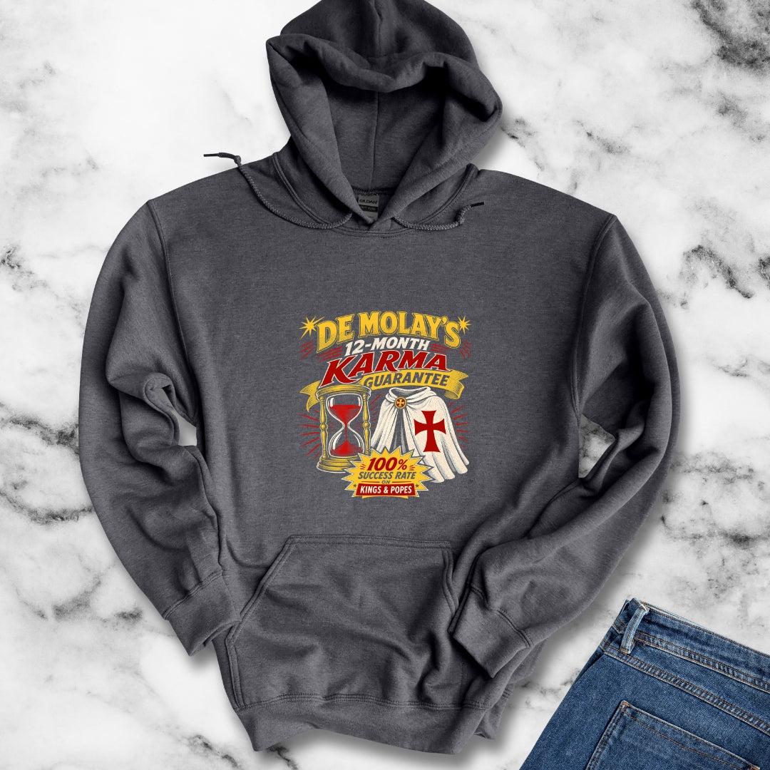 Curse of De Molay Templar Karma Hoodie