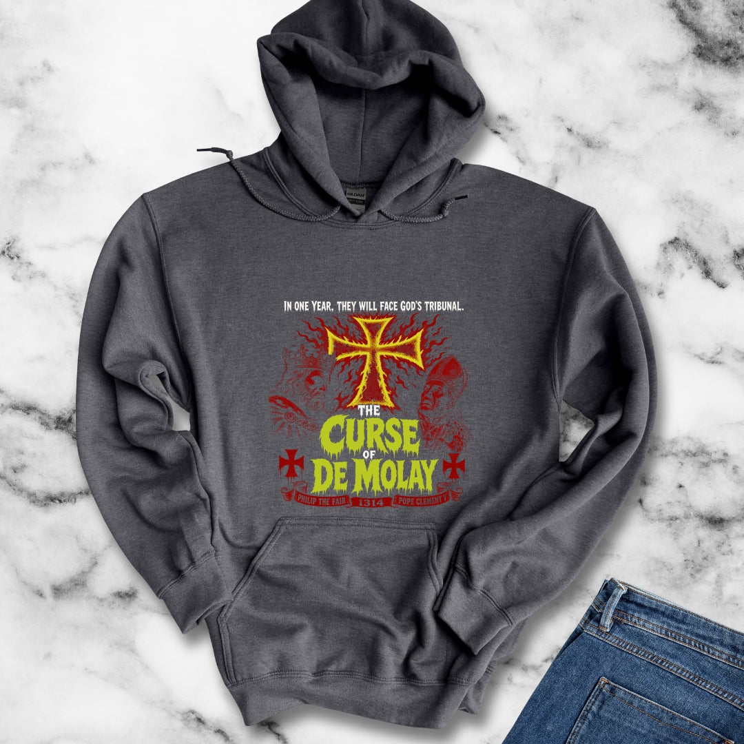 Curse of De Molay Templar B Movie Hoodie