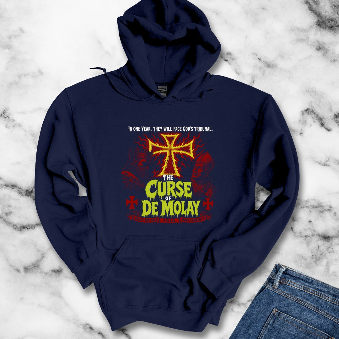 Curse of De Molay Templar B Movie Hoodie