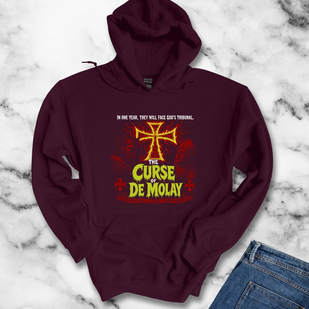 Curse of De Molay Templar B Movie Hoodie