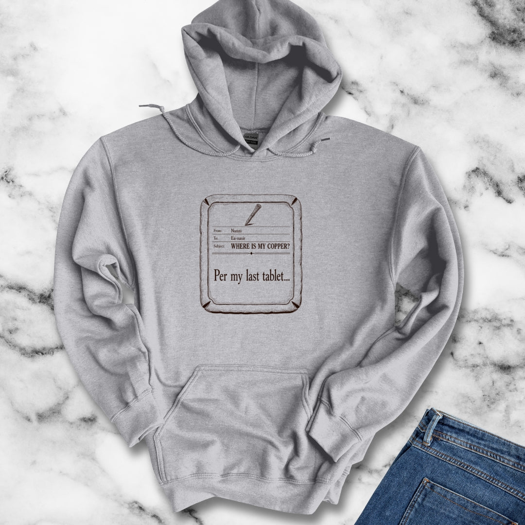 Ea Nasir Per My Last Tablet Hoodie