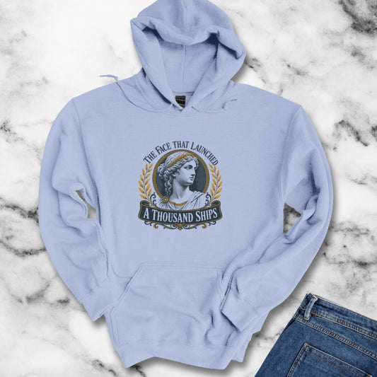 Helen of Troy Face a Thousand Ships Hoodie