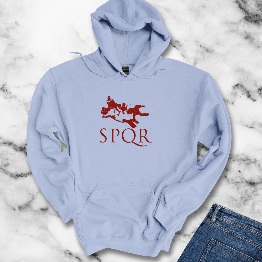 SPQR Rome Map Hoodie