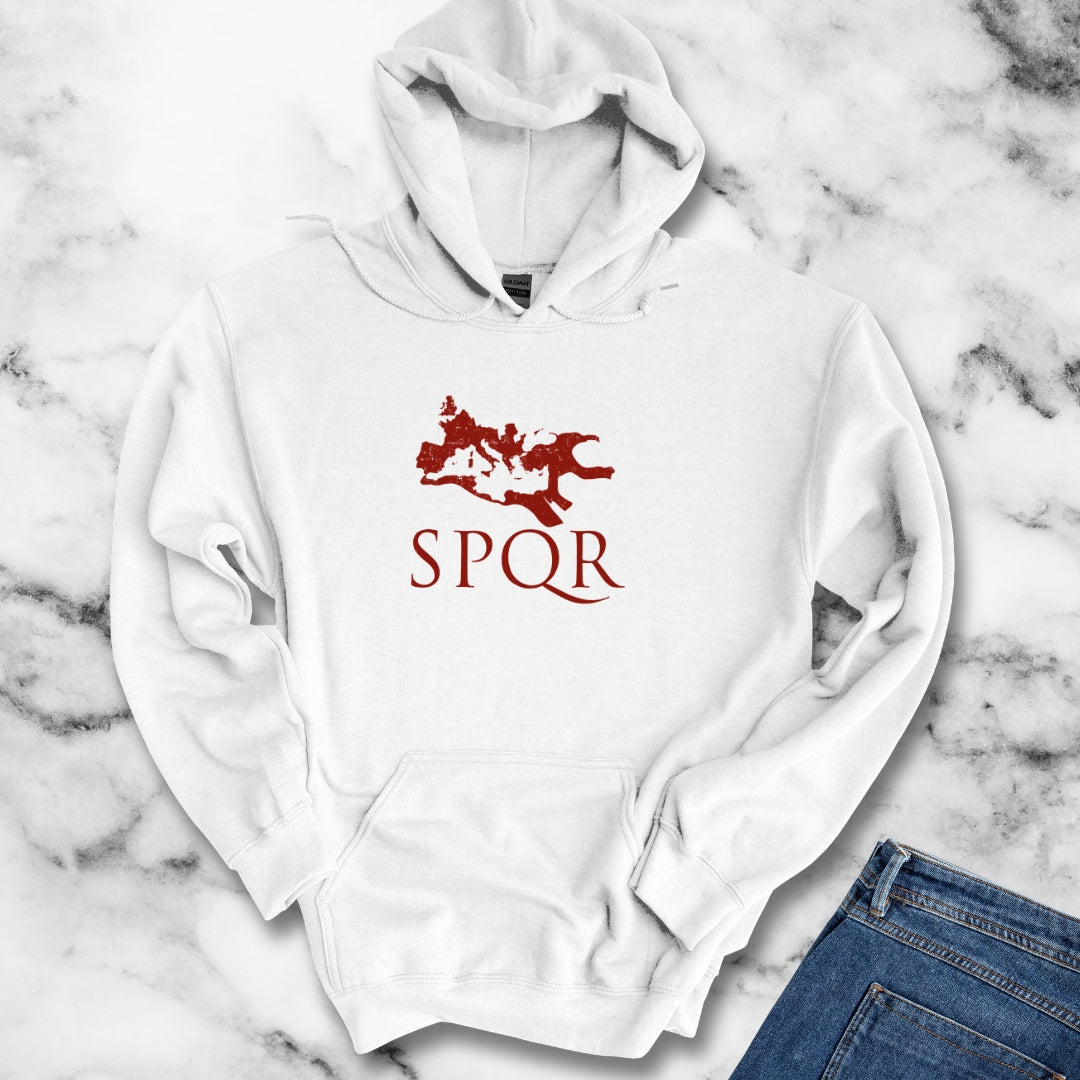 SPQR Rome Map Hoodie