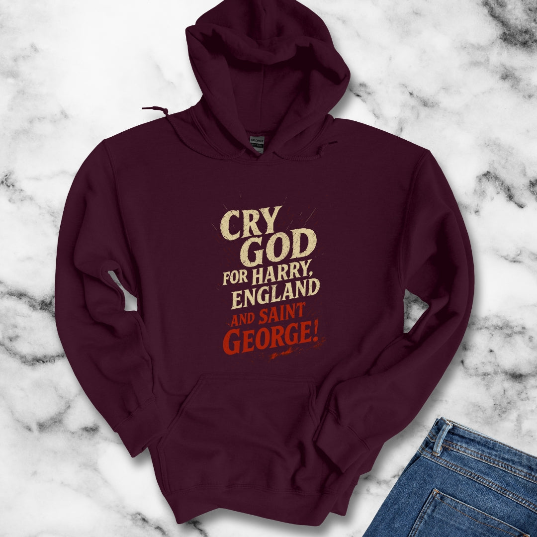 Cry God Harry St George Hoodie