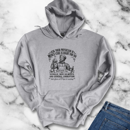 Mercury Cure Renaissance Pharma Ad Hoodie