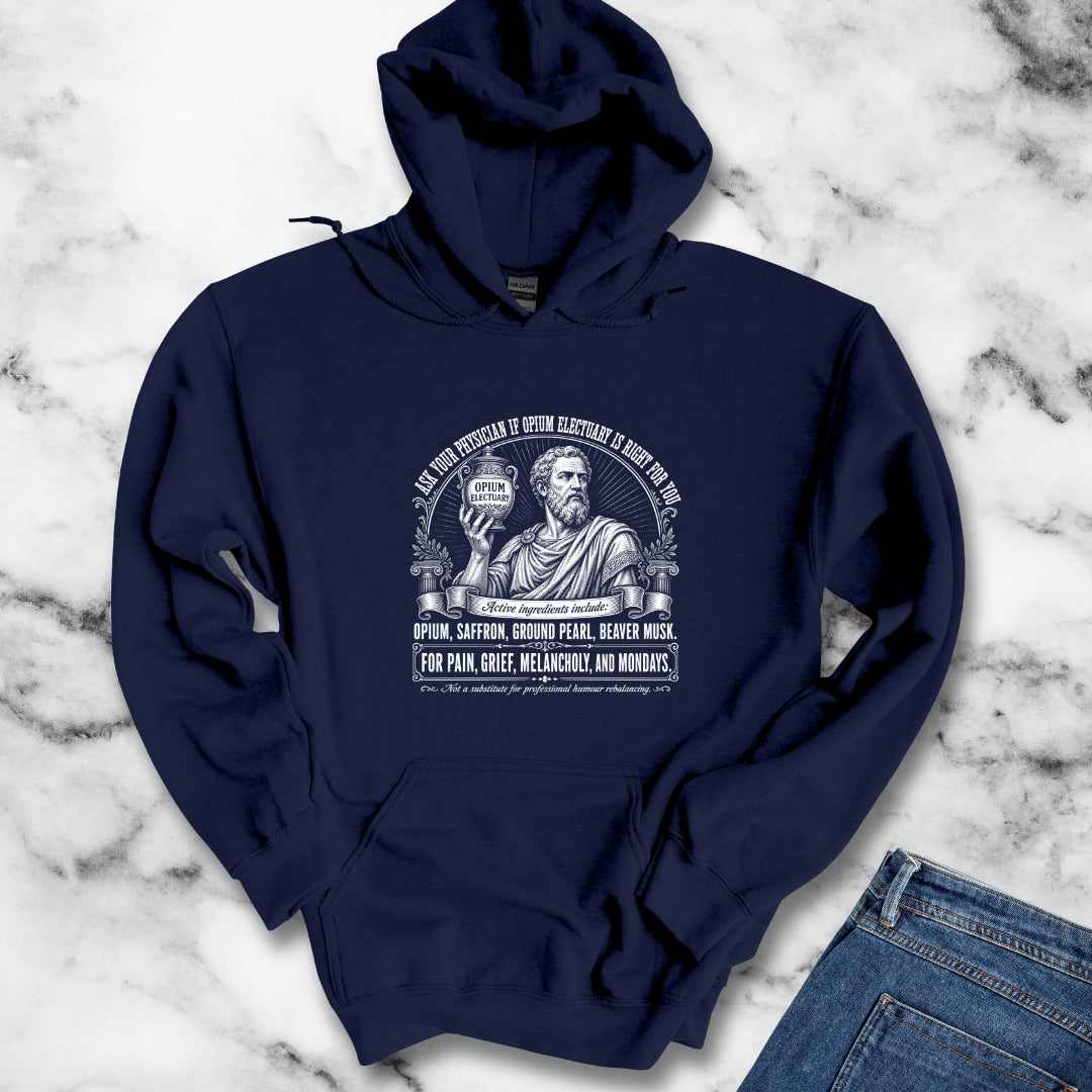 Opium Electuary Pharma Ad Hoodie