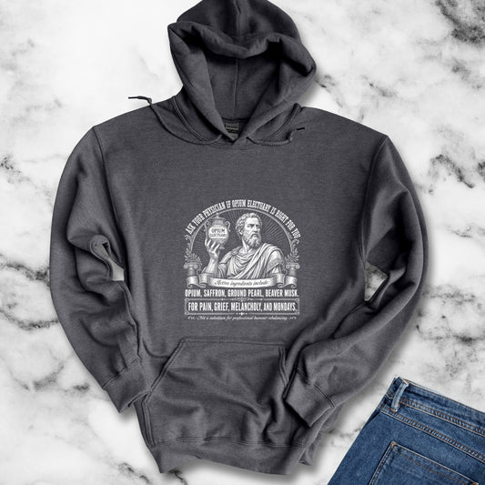 Opium Electuary Pharma Ad Hoodie