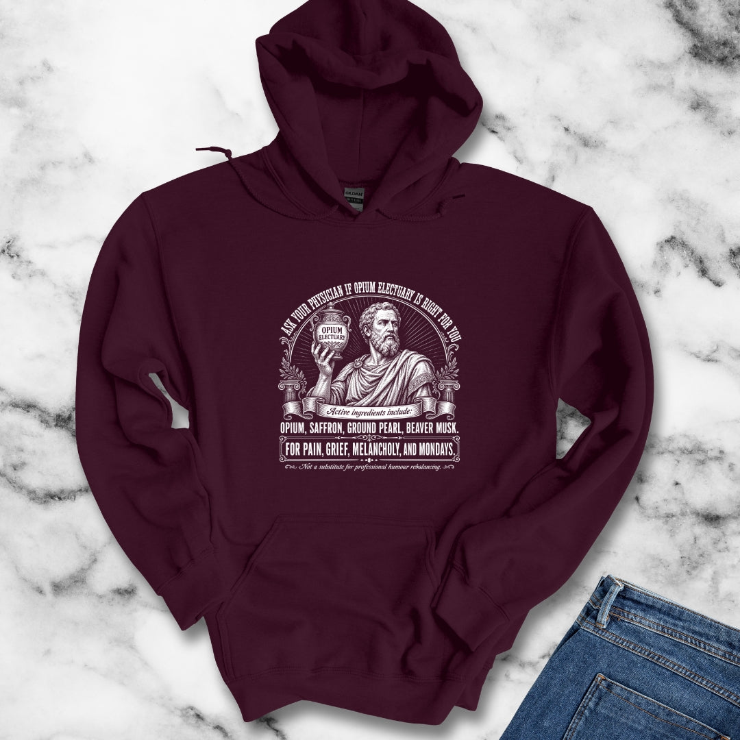 Opium Electuary Pharma Ad Hoodie