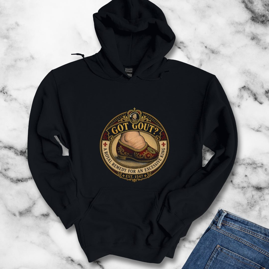 Got Gout Henry VIII Foot Hoodie