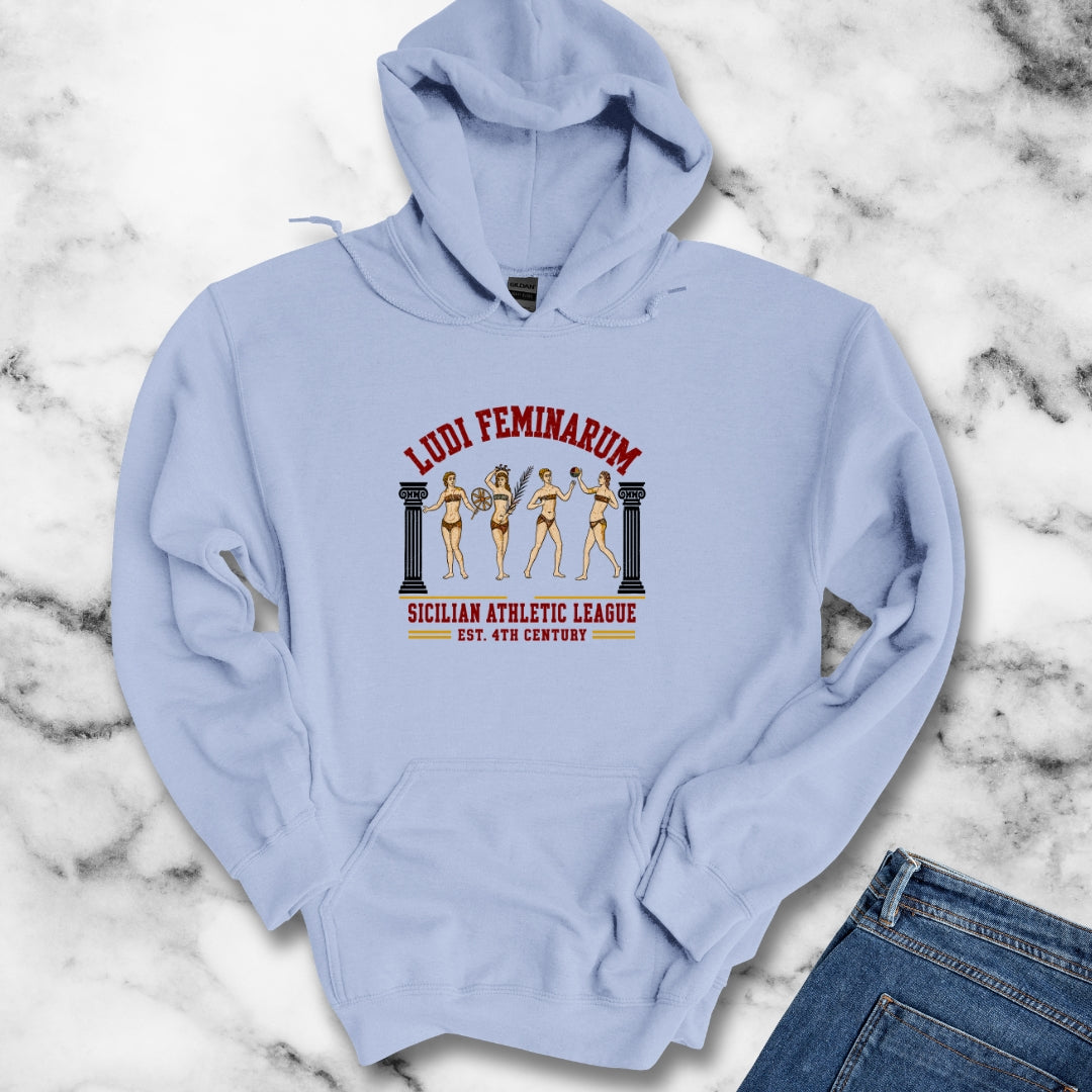 Bikini Women Mosaic Ludi Feminarum Hoodie