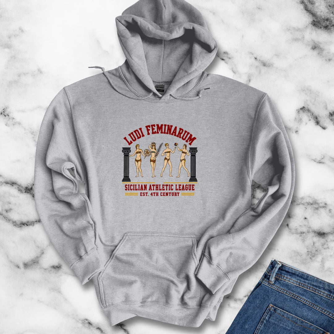 Bikini Women Mosaic Ludi Feminarum Hoodie