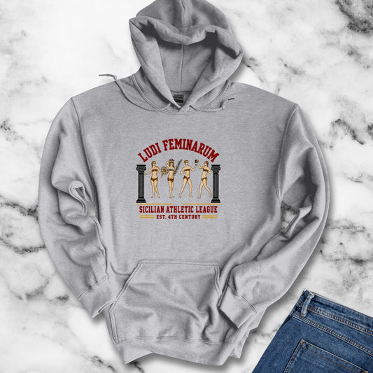 Bikini Women Mosaic Ludi Feminarum Hoodie