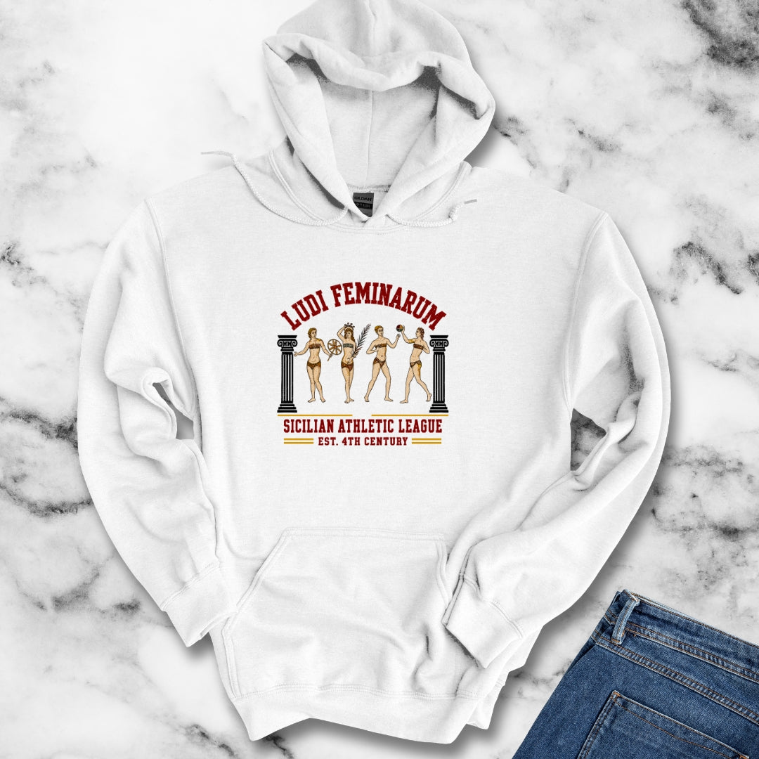 Bikini Women Mosaic Ludi Feminarum Hoodie
