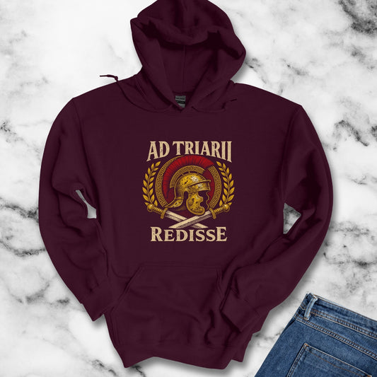 Ad Triarii Redisse Do or Die in Latin Hoodie
