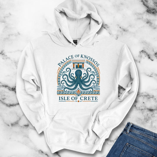 Palace of Knossos Octopus Hoodie