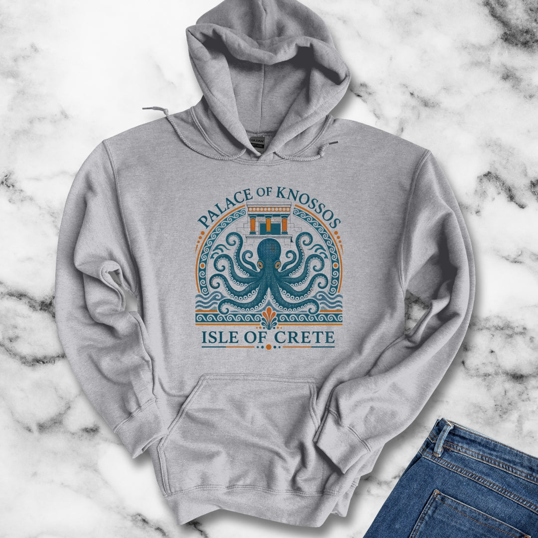 Palace of Knossos Octopus Hoodie