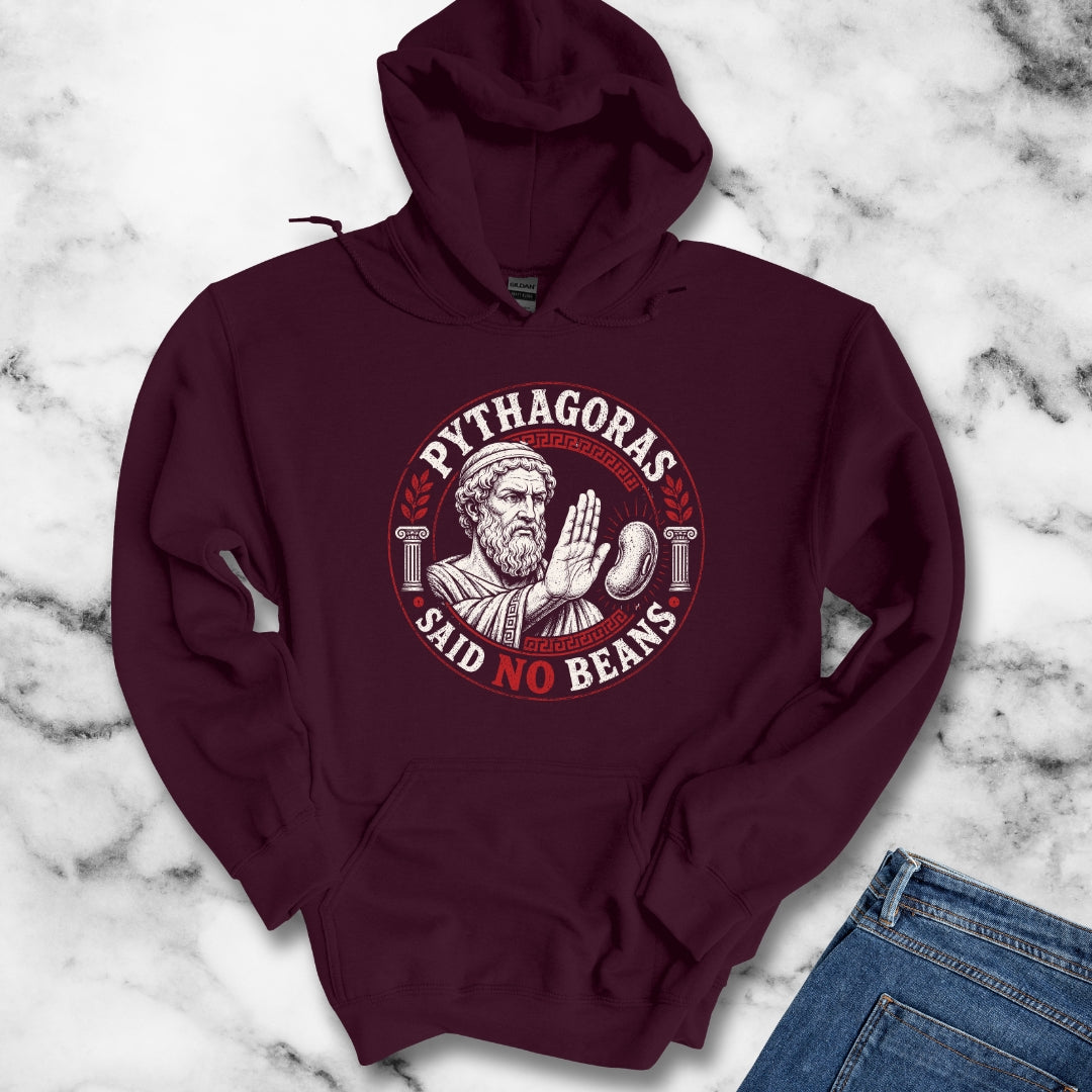 Pythagoras Said No Beans Hoodie