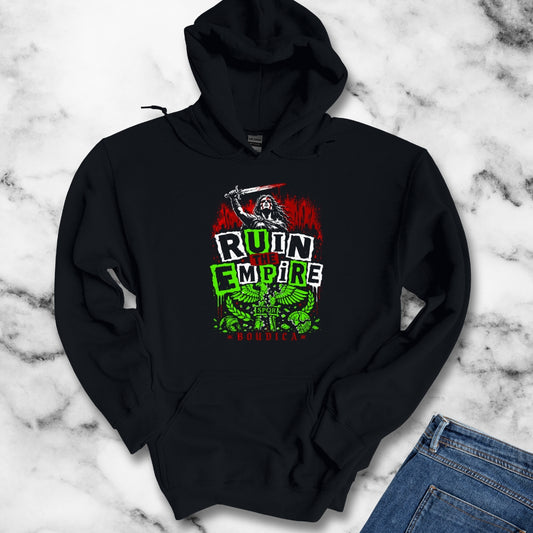 Boudica Punk Style Ruin Empire Hoodie