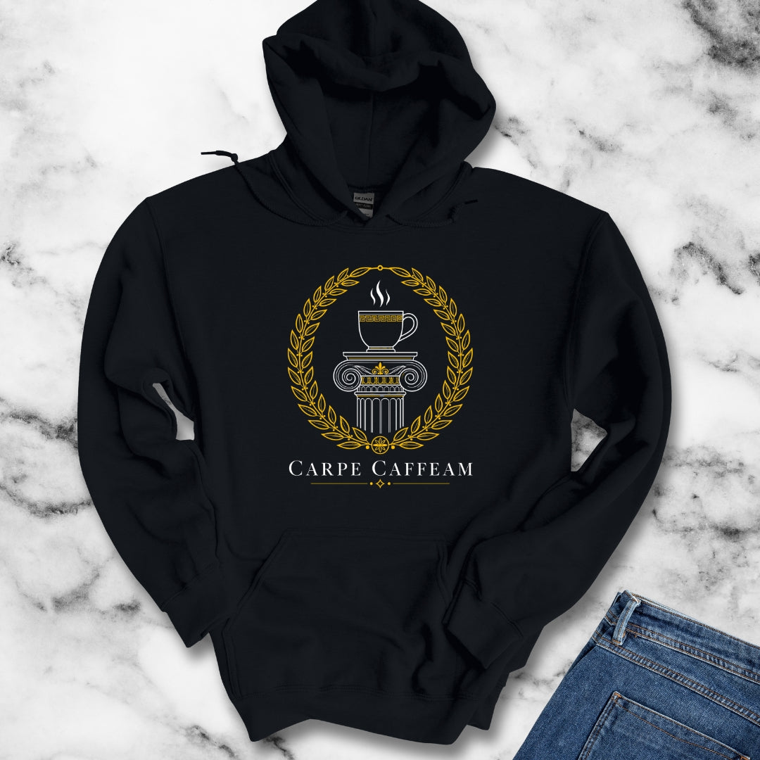 Carpe Caffeam Minimalist Hoodie