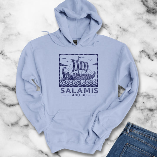 Ancient Greek Naval Battle of Salamis Hoodie