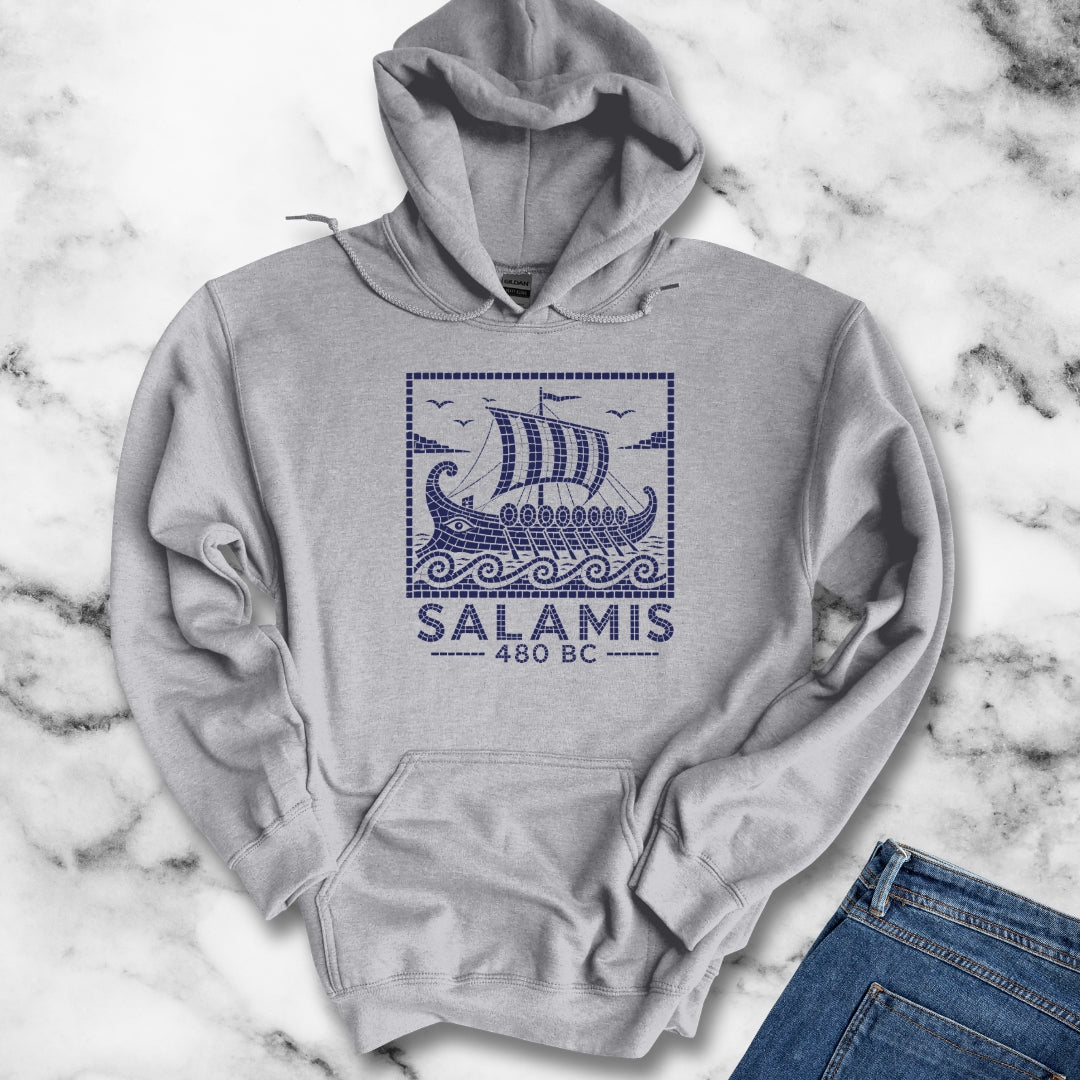 Ancient Greek Naval Battle of Salamis Hoodie