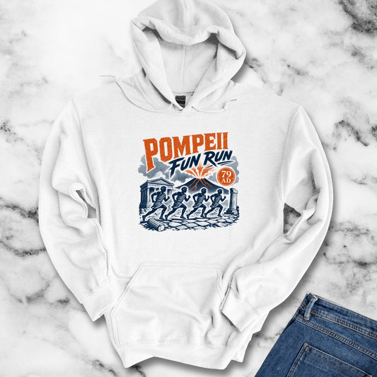 Pompeii Fun Run Poster Style Hoodie