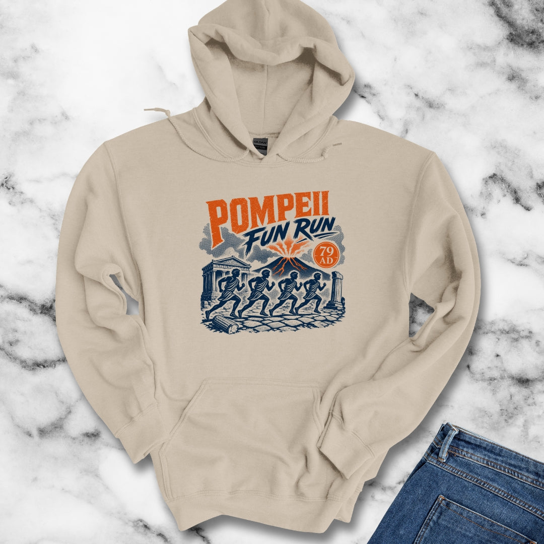 Pompeii Fun Run Poster Style Hoodie