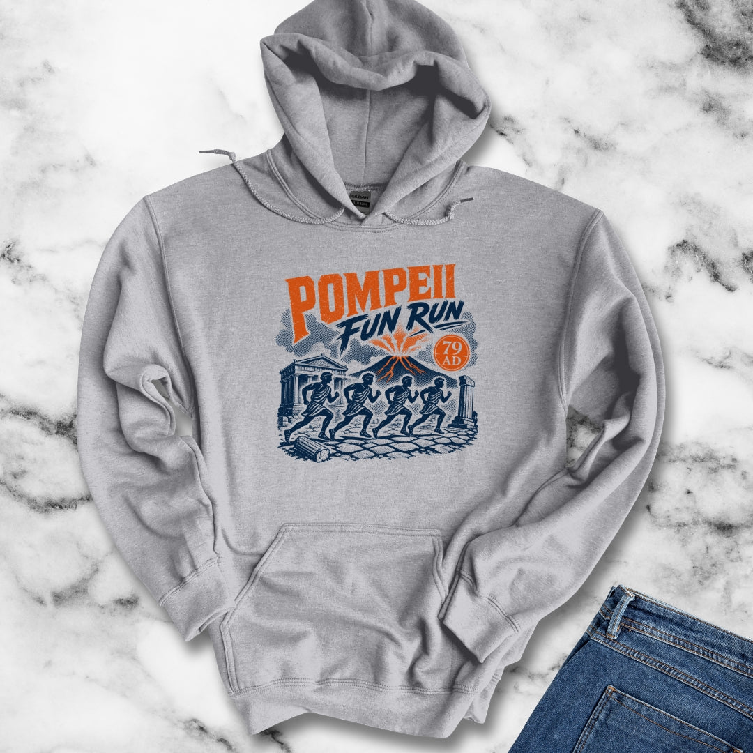 Pompeii Fun Run Poster Style Hoodie
