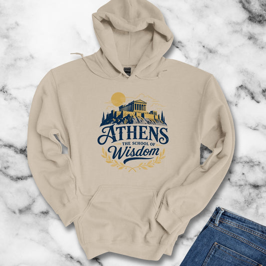 Athens School of Wisdom Hoodie