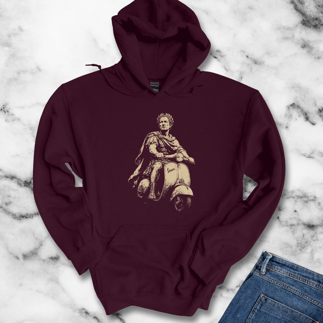 Julius Caesar on Vespa Hoodie