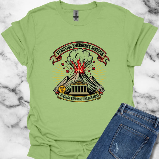 Vesuvius Emergency Services Est 79 T-Shirt