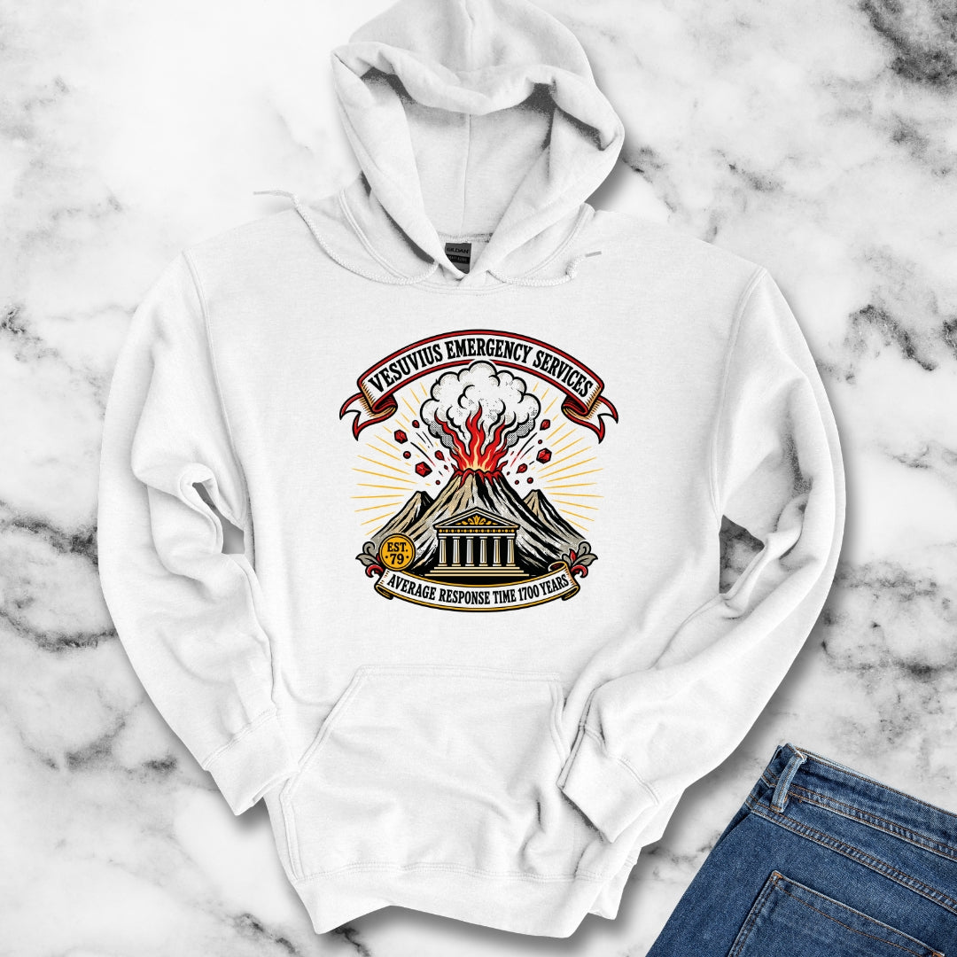 Vesuvius Emergency Services Est 79 Hoodie