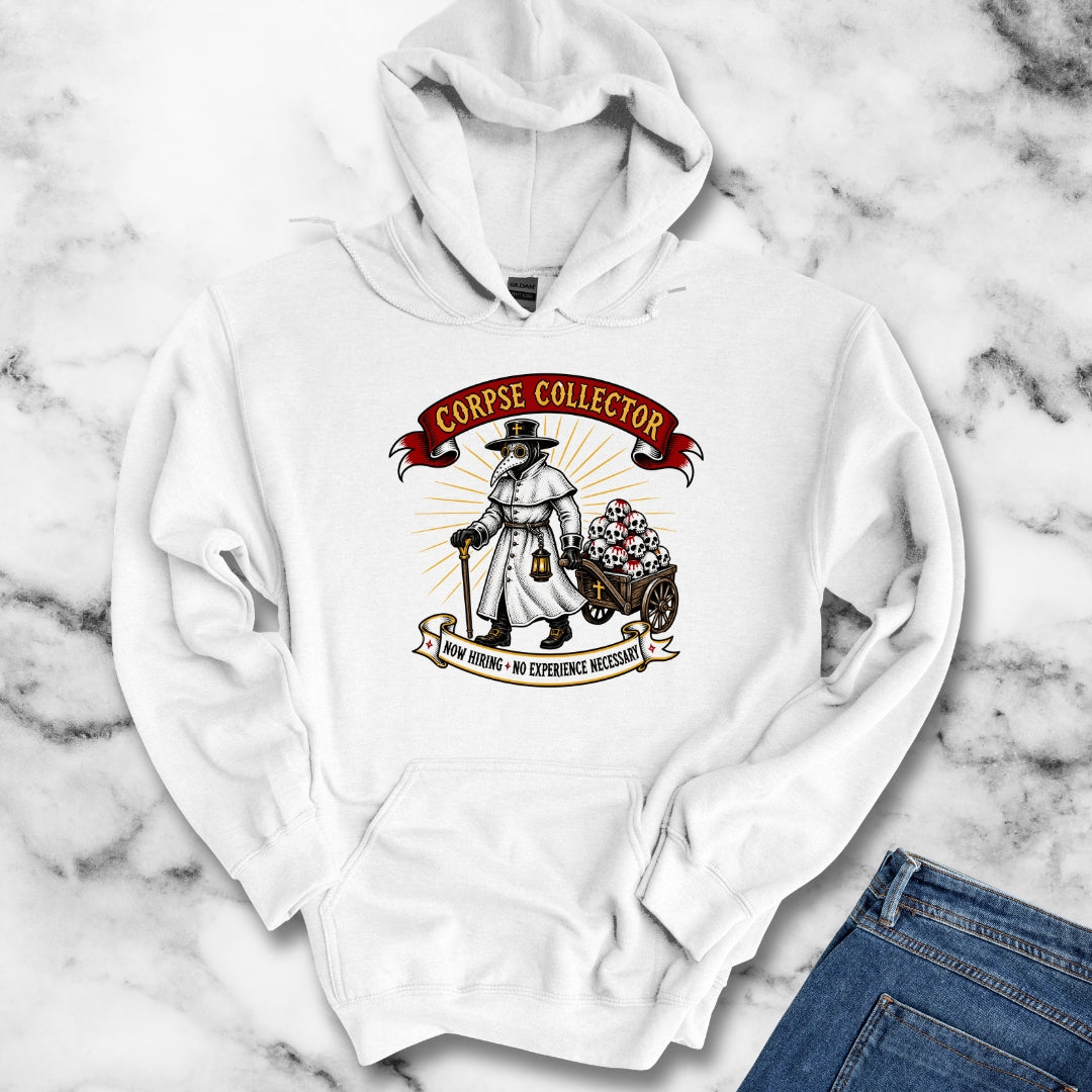 Now Hiring Plague Corpse Collector Hoodie