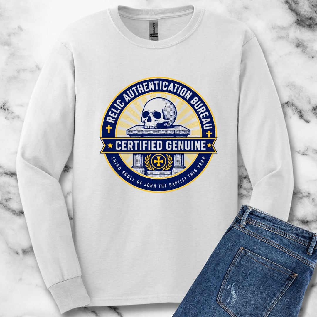 Relic Authentication Bureau Unisex Long Sleeve Tee